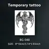 Pegatinas de Tatuaje Temporales Cruz de Frontera Cruz y Serpiente Dragón Herbales para Hombres y Mujeres Tatuajes Tradicionales en Brazos Duraderos Impermeables 7~15 Días