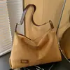 Bolsa Grande de Grande Capacidade Estilo Preguiçoso para Mulheres 2025 Nova de Inverno Retrô Versátil Bolsa de Ombro de Alta Qualidade Bolsa Tote para o Dia a Dia