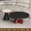 Design de mesa de centro geométrica minimalista, artístico e criativo, para salas de estar pequenas, uso doméstico, luxo leve, mesa de chá minimalista italiana de alta qualidade