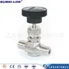 Fornecimento corpo forjado 1/4NPT rosca externa válvula de agulha SS316