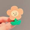 Nuevo Pasador de Flores para Niños Accesorios para el Cabello de Niñas Pasador para Niña Pequeña de Principios de Primavera Lindo Pasador para Flequillo de Bebé Pinza BB