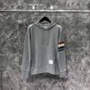TIME BREATHE tb Sudadera con Capucha Nueva Moda de Primavera y Otoño Marca Cuatro Barras Color Suelta Deportiva Manga Larga