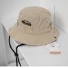 Sombrero de Pescador de Ala Ancha con Cordón Fino Estilo Japonés para Mujer, Transpirable para Montañismo al Aire Libre, Protección Solar, Senderismo, Herramientas, Vintage, Tipo Cubo para Hombre