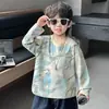 Camiseta de manga larga para niño de primavera y otoño, camiseta interior para niño, top casual para bebé, nuevo jersey 2026, moda urbana moderna 3