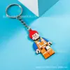 Fabricante Lego Llavero de Dibujos Animados Colgante de Animación Llavero Silicona Suave Regalo Colgante de Regalo Publicitario.