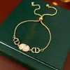 Pulseira Minimalista Japonesa e Coreana com Fivela de Ferradura de Zircônia Pulseira de Luxo Leve com Senso de Alto Padrão Pulseira de Moda Ins de Personalidade de Nicho Atacado