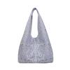 Bolsa de Hombro Cruzada Retro Paisley Hueca Versátil Casual Grande para Mujer Primavera 2025