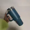 Nuevo Vaso para Coche de Acero Inoxidable 304 de 40 oz con Asa y Popote para Mantener Frío Vaso de Hielo