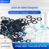 Flange junta de nylon arruela de junta de plástico espessa moldagem por injeção fina pa66 peças de nylon anti-soltas adição de fibra resistente ao desgaste