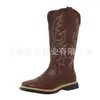 Juyuan 2026 Novas Botas Femininas Plus Size para Comércio Exterior WISH Amazon Europeu Americano Femininas de Calçar Meia-Canela Botas de Couro