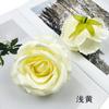 Tela de Seda Sintética Flor de Rosa Envoltura Rizo Central Acacia Rosa Decoración de Pared de Fondo de Boda Accesorios para la Cabeza de Bandera de Regalo