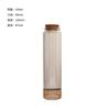 Botella de vidrio con corcho de bayoneta de 47 ml, tubo de ensayo de borosilicato alto, botella de los deseos, botella de deriva con cielo estrellado, botella de té