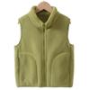 Colete Estilo Pai-Filho para Crianças, Colete Quente Espesso para Outono e Inverno com Zíper, Colete sem Mangas para Meninos e Meninas, em Estoque