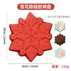 Moldes navideños de silicona de grado alimenticio hechos a medida, moldes de chocolate de hombre de jengibre de árbol de Navidad, moldes para hornear pasteles DIY