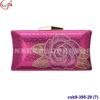 Bolso de cena con diamantes de imitación y diseño de rosas transfronterizo, bolso de noche estilo europeo y americano, bolso de mano, bolso de fiesta