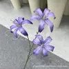 Flores Artificiais Roxas, Rosas, Hortênsias para Casamento, Flores de Seda, Rosas Decorativas para Paisagismo, Mar de Flores em Cascata Famoso na Internet