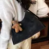 Moda Retro Bolso de Mujer para Viajes Transfronterizo Nuevo Estilo Versátil Bolso de Hombro Textura de Cuero Suave Gran Capacidad Bolso de Hombro