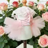 Roupas para Cachorro, Saias de Gaze, Fantasias de Gato, Fantasias de Princesa, Saias Rodadas Rosa de Renda de Fada, Estilo Fada