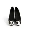 Novo em stock: Sapatilhas femininas de cor clara, estilo elegante, forradas com pelúcia, com laço e aumento interno de altura, sapatos baixos vintage