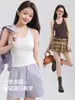Estilo Verão 10A Camisola de Tricô Sem Mangas Antibacteriana de Tencel Lyocell para Mulheres, Design Estiloso para Usar em Camadas ou Sozinha