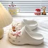 DIY Estrela do Mar + Gato Cartoon Fofo2026 Sapatos Versáteis Fechados Adequados para Praia ao Ar Livre de Verão para Mulheres