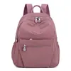 Nova lona Oxford pano de nylon mochila feminina verão grande capacidade impermeável mochila pequena moda leve bolsa escolar
