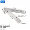 Bisagra Gruesa de Acero Inoxidable de 360 Grados para Puertas de Madera, Bisagra de Puerta Invisible, Bisagra Superior e Inferior, Bisagra Oculta