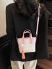 Bolso de mano de estilo nacional chino nuevo para mujer 2025 Nueva moda Bordado Versátil Bolso de hombro tipo cubo Estilo occidental Bolso bandolera