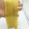Collar de imitación de oro con inserción inversa al por mayor para hombres y mujeres, cadena hueca de imitación de oro, ríos y lagos corriendo, círculo de escenario, regalo pequeño