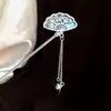 Horquilla de Pelo con Borla Floral, Nuevo Estilo Chino, Estilo Antiguo, Horquilla de Gama Alta de Nicho, Horquilla de Madera, Hanfu, Cheongsam, Accesorio para el Cabello para Mujeres