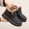 2026 Invierno Nuevas Botas de Algodón para Mujer Dropshipping Zapatos de Algodón Transfronterizos Botas de Nieve Cálidas con Suela Gruesa para Mujer Zapatos de Mujer Engrosados con Terciopelo
