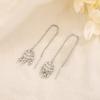 Pendientes de estilo étnico con borlas de alta calidad, diseño de nicho femenino, con temperamento elegante, S925
