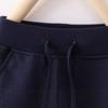 Calça de Moletom Bordada Infantil para Primavera e Outono, Nova Calça Longa de Algodão para Meninos, Calça de Moletom Infantil Estilo Europeu e Americano Atacado