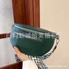 Bolso de Pecho de Moda Transfronteriza para Mujer Nuevo Bolso de Cintura con Correa Ancha para el Hombro Bolso de Silla de Montar de Gran Capacidad Versátil Bolso Cruzado Ins