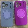 Funda Giratoria de Silicona Líquida para iPhone 17, Funda Protectora para iPhone 16 Promax con Correa 15