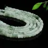 Aiyu Bambú Verde Natural Tianshan Cuentas Cadena Larga Cuentas de Jade Semiacabado Cuentas DIY Mayoreo S5120306
