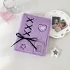 Álbum de Fotos de Peluche con Cinta Estilo Ballet Álbum de Almacenamiento de Hojas Sueltas Álbum de Tarjetas de Ídolos Femeninos Álbum de Fotos de Ídolos Álbum Conmemorativo Polaroid