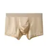 Ropa Interior de Satén para Hombre Nueva de Lujo Ligero de Seda de Hielo Pantalones Boxer Transpirables de Verano Nuevos Boxers Ropa Interior para Hombre