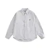 Camisa a Rayas Bordada con Cara Sonriente Americana Unisex Moderna Casual Protección Solar Holgada Versátil Camisa Chaqueta de Pareja