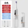 Nova escova de dentes elétrica e irrigador oral 2 em 1, com movimento de varredura e vibração integrados, recarregável, irrigador inteligente para limpeza bucal