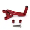 Adecuado para piezas de modificación de vehículos eléctricos SOCO pedal delantero velocidad TS/TC modificación pedal plegable de aleación de aluminio CNC
