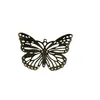 Accesorios para joyería DIY material para joyería 35 * 50 mm Metal Tamaño grande pequeño Mariposa Flor decorativa Pieza Chang'e Gente de apoyo