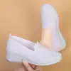 Zapatos populares de punto transpirable para primavera y verano de Bai Zhenhe con suelas suaves que no cansan los pies, zapatos que aumentan la altura, ligeros, cómodos y antideslizantes
