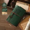Cuaderno de Hojas Sueltas Estudiante Papel Kraft Libreta de Mano Bloc de Notas Simple Diario DIY Cuaderno de Viaje Antiguo
