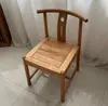 Mesa Antigua de Herradura de Olmo para Uso Doméstico, Mesa Cuadrada, Mesa de los Ocho Inmortales, Mesa de Centro de Madera Maciza Estilo Wabi-Sabi, Banco Largo Estilo Chino con Mesa de Herradura de Cinturón y Taburetes