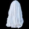 En stock bola de pelo de conejo sintético tira de lana accesorios para ropa tira de lana de calabaza textil para el hogar almohada bola de cordón de encaje tira de lana venta al por mayor