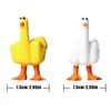 LT2024 Novo Pato de Resina Criativo Bonito Artesanato Pato Médio Decoração de Mesa Decoração de Casa 14,5 cm