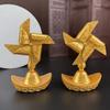 Lingote de oro de latón, lingote de oro macizo, adornos de cobre de imitación, lingote de oro de aleación, barra de oro de simulación, cilindro de presión, decoraciones para sala de estar