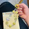 Nueva Cadena para Teléfono Móvil de Gato Luna Colorida Chapada en Color Caja Sorpresa Colgante de Perlas Mismo Estilo Colgante Extensor para Bolsa Taza de Agua