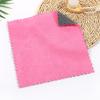 Yingda Toalla Cuadrada de Terciopelo Coral de Alta Densidad Suave Absorbente Lisa Toalla para Saliva Toalla de Mano para Bebé Personalización